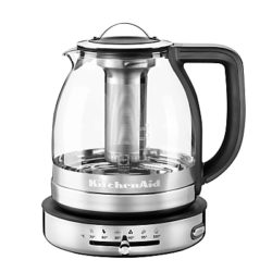 KitchenAid 5KEK1322BSS 1.5L Glass Tea Kettle, Stainless Steel